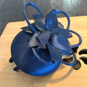 Elegant Blue Fascinator Hat